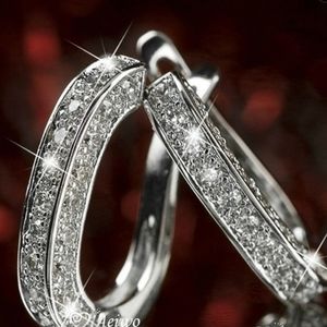 Diamond Earrings 💍 925  Stirling silver Gorgeous